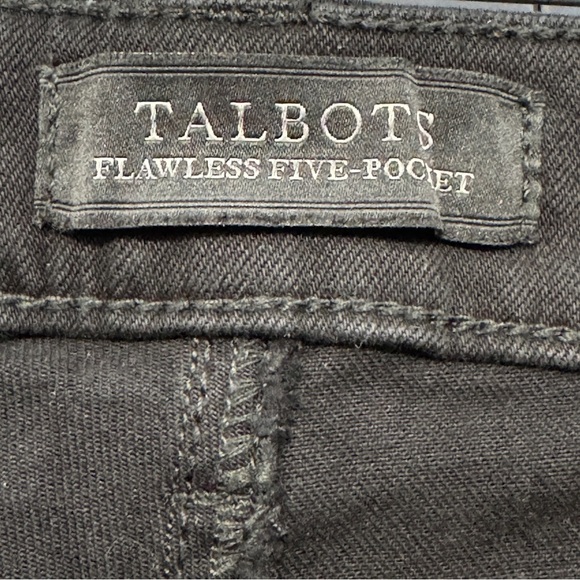 Talbots Flawless Five-Pocket Slim Ankle Jeans Black Women’s 4 (Measures 31x28.5) - Picture 4 of 7